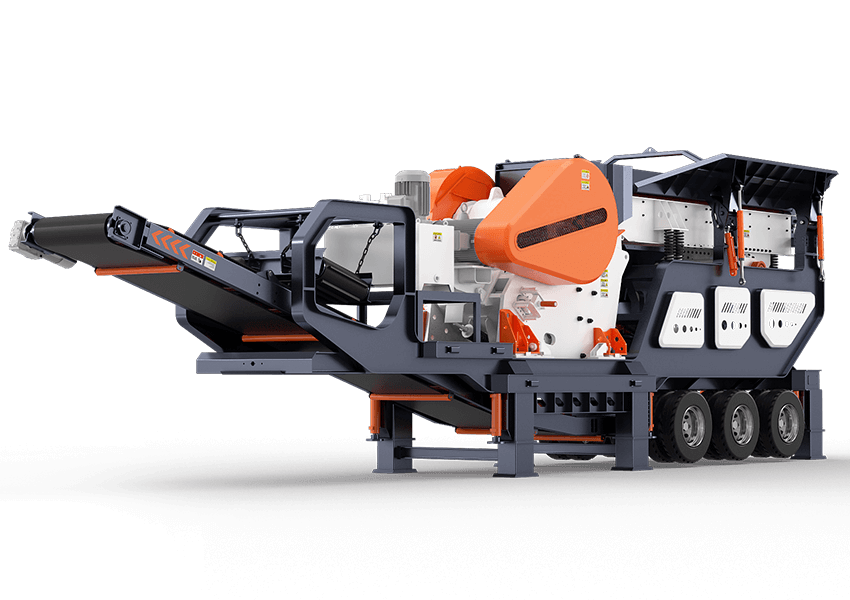 轮胎移动式破碎站